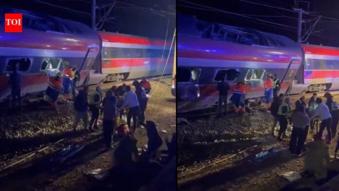 Spain: Over 20 killed after high-speed trains collide; videos show passengers crawling out of windows