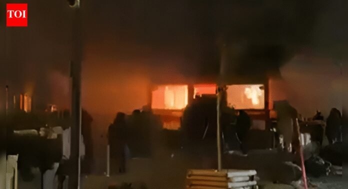 Swiss ski resort tragedy: Video shows moment New Year’s fire broke out - what caused the blaze