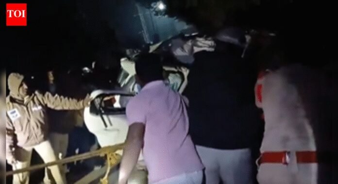 Telangana horror: 4 students from ICFAI Business School (IBS) die in high-speed car crash | Hyderabad News