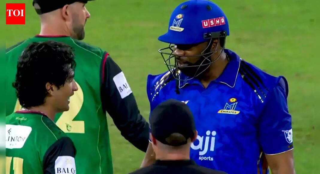 Tempers flare! Naseem Shah vs Kieron Pollard verbal spat steals the spotlight – WATCH | Cricket News