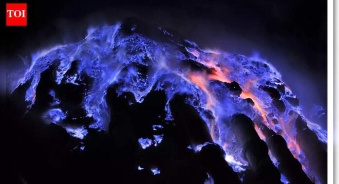 This volcano’s lava isn’t red! It’s electric blue: Here’s the science behind it |