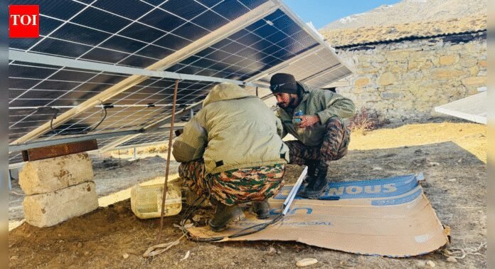 To boost civilian ties in border areas, Army sets up solar plant in Sikkim, water facility in Arunachal | India News