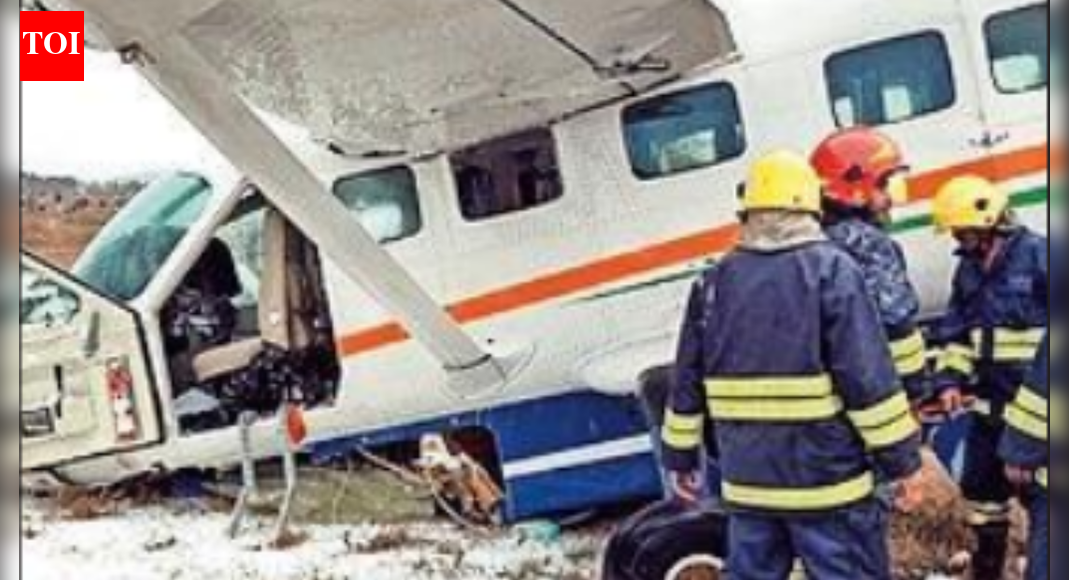 Tyres absorbed shock, saved Cessna from fire | India News