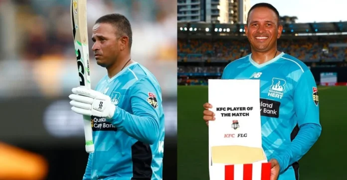 Usman Khawaja’s explosive knock cruise Brisbane Heat to an emphatic victory over Sydney Thunder in BBL
