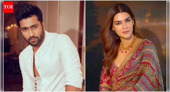 Vicky Kaushal and Kriti Sanon address the issue of rising entourage costs of actors, saying, 'Having a gym on set probably helps' | Hindi Movie News