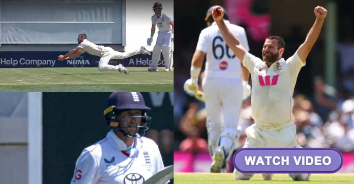 WATCH: Michael Neser takes a breathtaking catch to end Joe Root’s brilliant knock of 160 