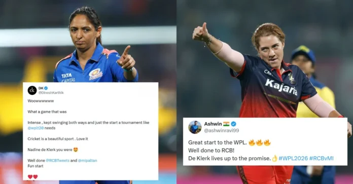 WPL 2026: Fans go wild after Nadine de Klerk snatches victory from the jaws of defeat as RCB edge past MI in a thrilling clash