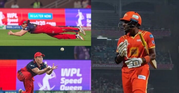 WPL 2026 [WATCH]: Flying Grace Harris takes game-changing catch to dismiss Bharti Fulmali in RCB-W vs GG-W
