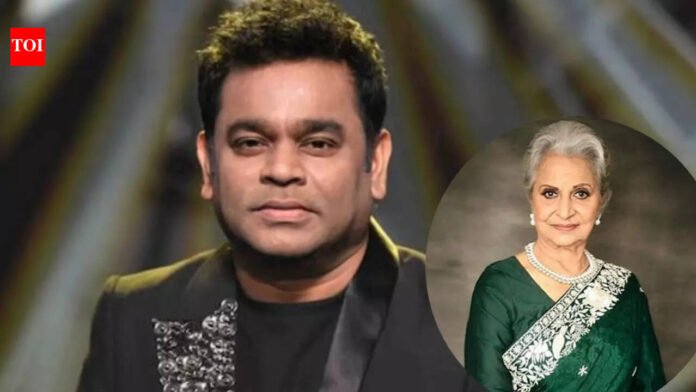 Waheeda Rahman reacts to AR Rahman's 'communal' remark: 'Apni shaanti se raho, yeh mulk hai humaara' |