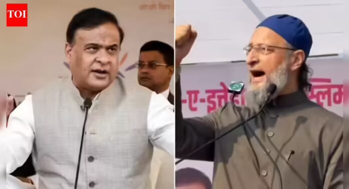‘A tubelight in his mind’: Asaduddin Owaisi hits back at Himanta Biswa Sarma over ‘only Hindu will become PM of India’ remark | Mumbai News