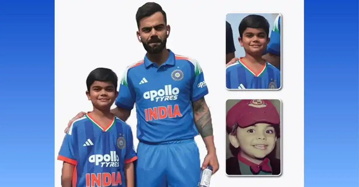 ‘Chota Cheeku’ moment goes viral as Virat Kohli meets his young doppelganger – IND vs NZ