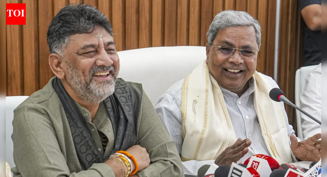 ‘Good luck’: Siddaramaiah confident of full 5-year term; Shivakumar extends wishes | India News
