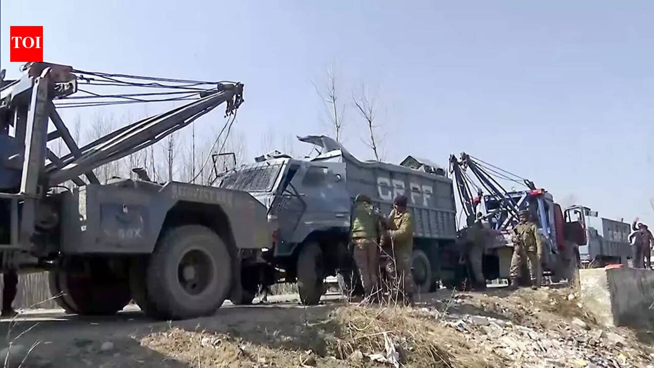 7 CRPF personnel injured in Srinagar as vehicle plunges into canal | India News