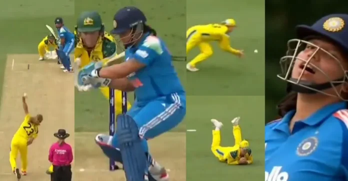 AUS vs IND [WATCH]: Georgia Voll plucks a screamer to remove Richa Ghosh in 1st WODI
