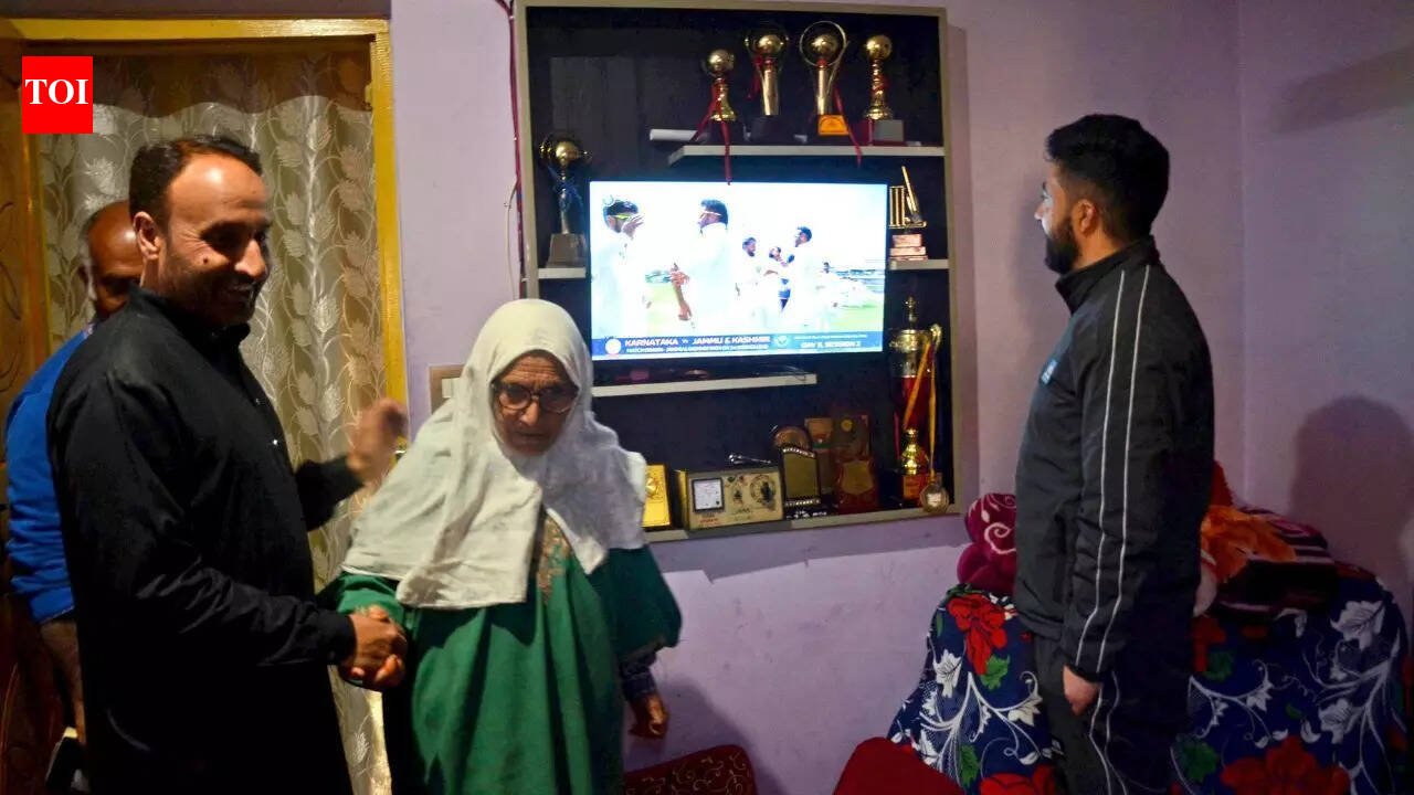Almirah full of medals, family full of pride quietly make room to watch son Auqib Nabi make Ranji Trophy history | Cricket News