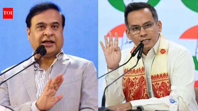Assam CM Himanta Biswa Sarma files Rs 500 crore defamation case against Congress MP Gaurav Gogoi | India News