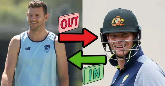 Australia draft Steve Smith as Josh Hazlewood’s replacement ahead of their T20 World Cup 2026 clash against Sri Lanka