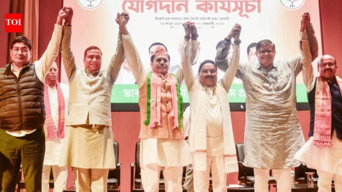 Bhupen Borah joins BJP days after quitting Congress ahead of Assam elections | India News