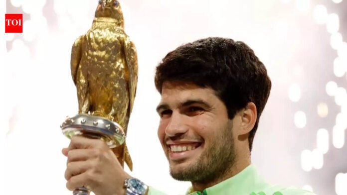 Carlos Alcaraz’s Qatar Open prize money revealed as golden falcon winner shares what’s next | International Sports News
