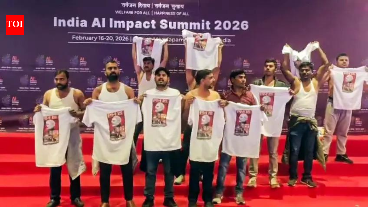 Congress's 'shirtless protest row': BJP trains guns at grand-old-party; police make 5th arrest | India News