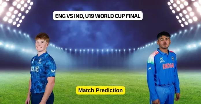 ENG vs IND, U19 World Cup 2026 final, Match Prediction: Who will win today’s game between England and India?