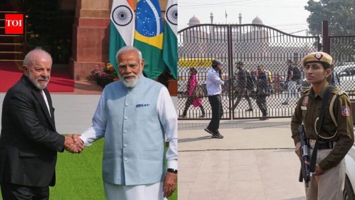 Evening news wrap: PM Modi, Brazilian president set $20 billion trade target; Delhi on alert after terror intel & more | India News