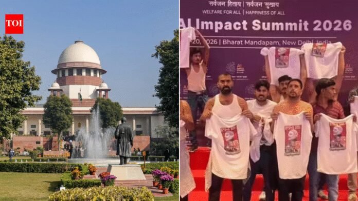 Evening news wrap: SC orders judicial officers to be part of SIR duty in Bengal; Centre slams Congress' 'topless' protest at AI Summit | India News