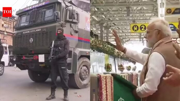 Evening news wrap: Two JeM terrorists killed in Army operation in J&K's Kishtwar; PM Modi flags off Meerut Metro & more | India News