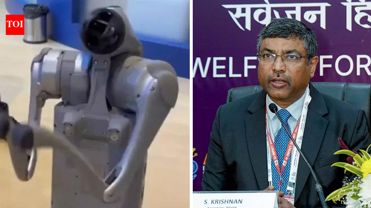 'Exhibitors must not display...': IT secretary's warning amid Galgotias University's Chinese robodog row | India News
