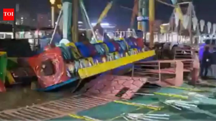 Fairground ride collapses in Haryana's Surajkund Mela: One dead, several injured | India News