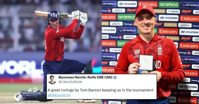 Fans erupt as Tom Banton powers England to thrilling 5-wicket win over Scotland at T20 World Cup 2026