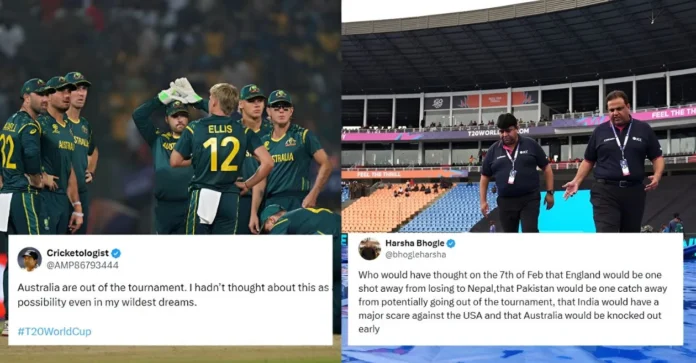 Fans react as Australia faces elimination from T20 World Cup 2026 after rain washes Ireland vs Zimbabwe clash in Pallekele