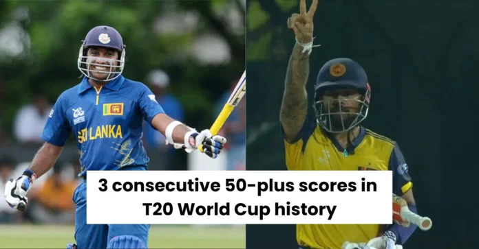 From Mahela Jayawardene to Kusal Mendis: List of players to record three consecutive 50-plus scores in T20 World Cup history