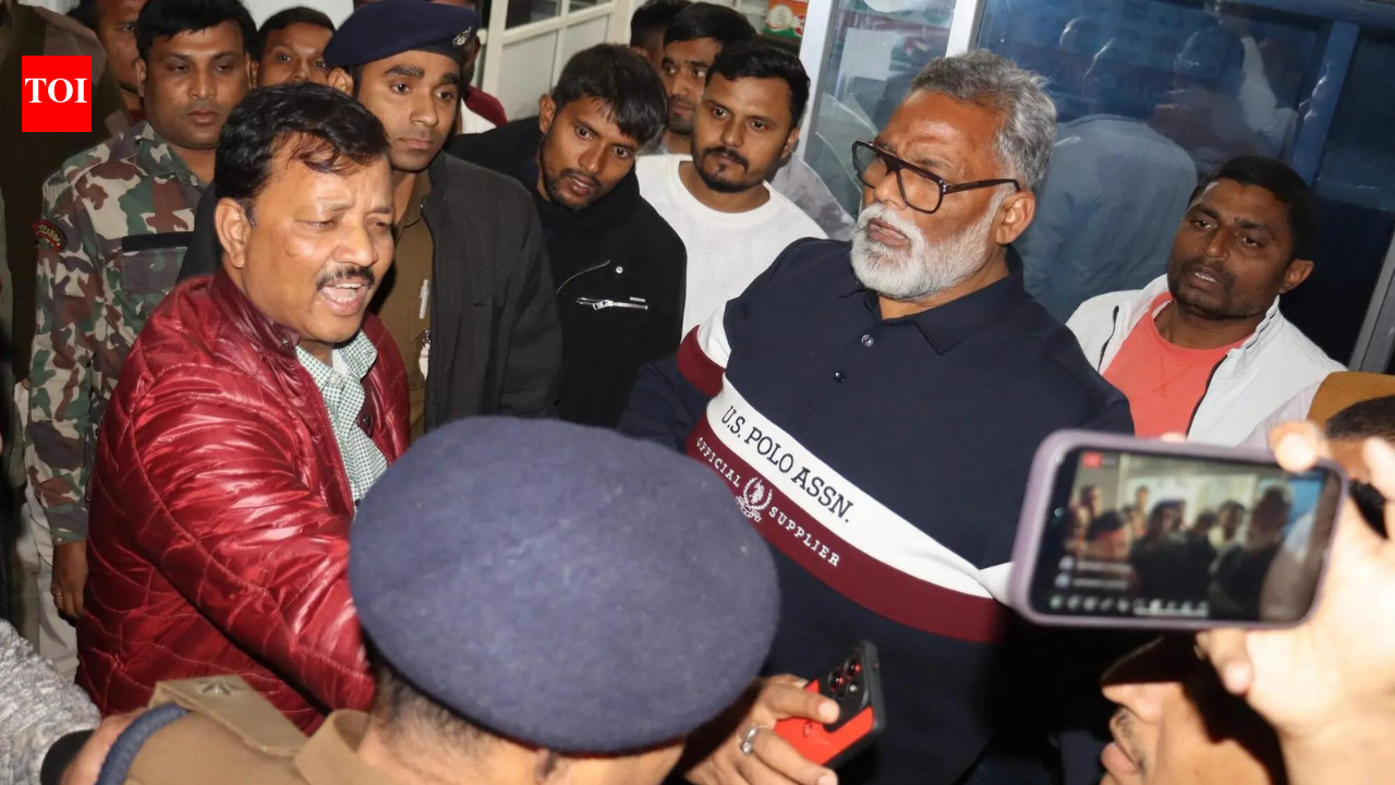 High drama at Pappu Yadav's house: Cops arrive to arrest Bihar MP; he claims plot 'to kill' | India News