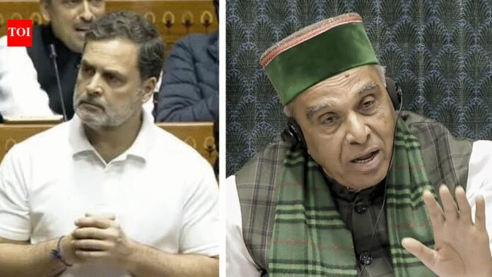 'If you had taken my advice ...': Lok Sabha Chair Jagdambika Pal fires back at Rahul Gandhi's 'ex-Congress member' jab — video | India News
