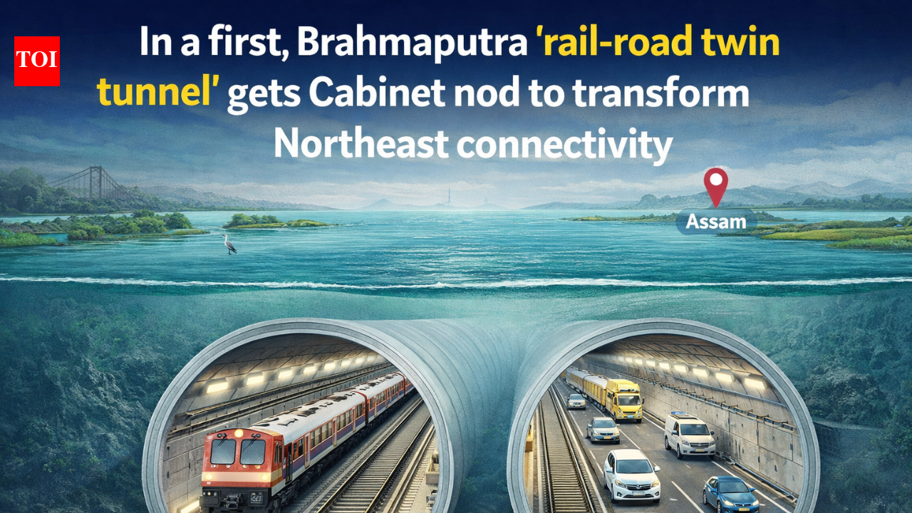 In a first, Brahmaputra 'rail-road twin tunnel' gets Cabinet nod to transform North-east connectivity