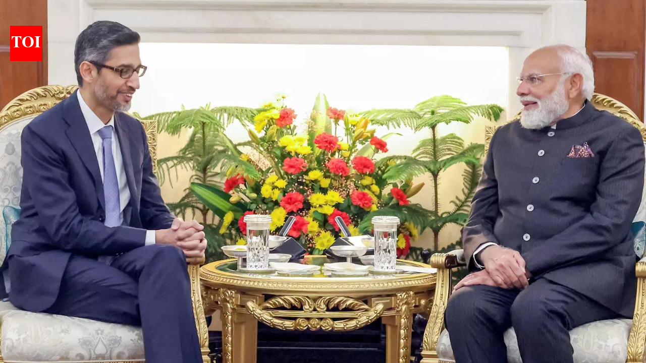 India AI Impact Summit: PM Modi meets Google CEO Sundar Pichai | India News