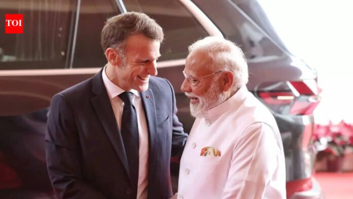 India should ban social media for U-15: Macron; keep AI child-safe: PM | India News