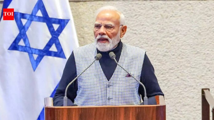 India with Israel & world for dialogue, peace, stability: PM Modi | India News