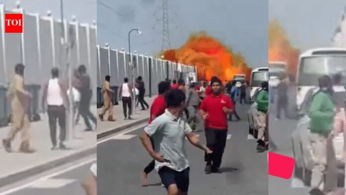 Iran targets Qatar: Falling missile debris creates panic in Doha – Watch