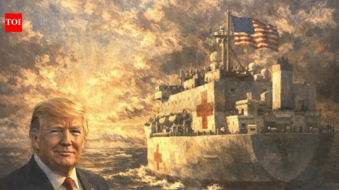 'It's on the way': Donald Trump is sending 'great hospital boat' to Greenland