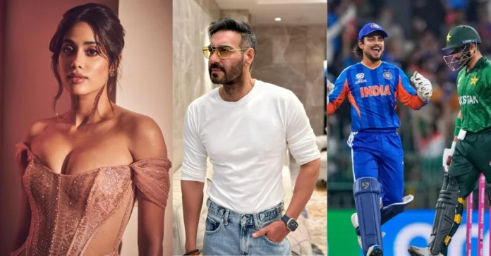Janhvi Kapoor, Ajay Devgn and other Bollywood celebs react to India’s thumping win over Pakistan in T20 World Cup 2026