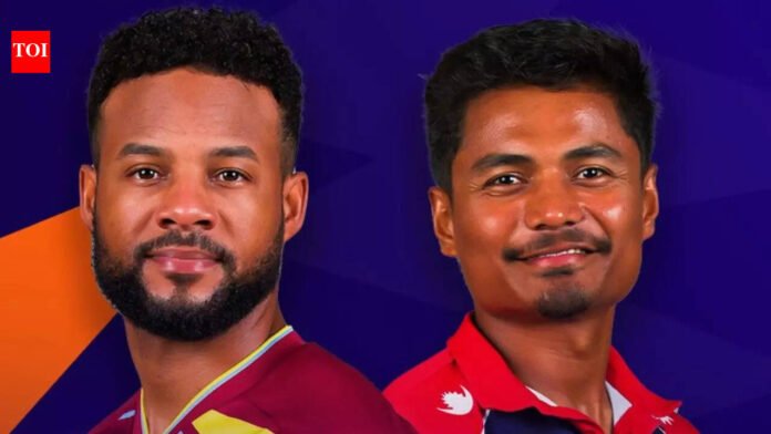Nepal 41/4 in 9.4 Overs | West Indies vs Nepal Live Score, T20 World Cup 2026: Nepal's top-order collapses in Mumbai