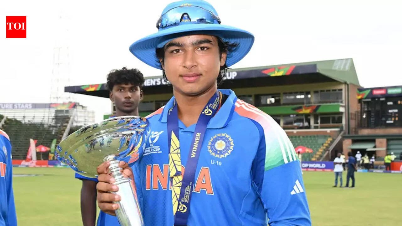 ‘Papa, pranaam’: Vaibhav Sooryavanshi’s emotional first words with trophy go viral | Cricket News