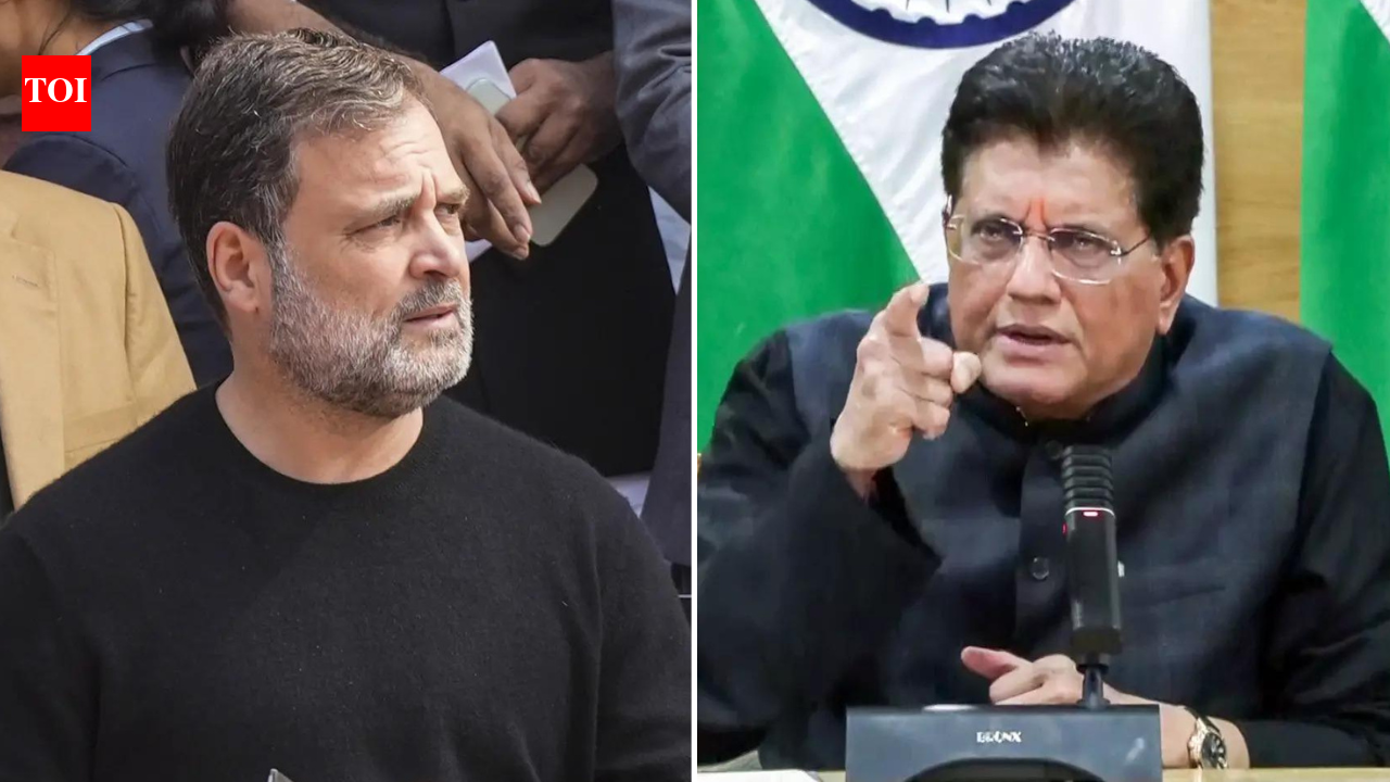 'Politics of negativity': Piyush Goyal rejects Rahul Gandhi's concerns over India-US trade deal | India News
