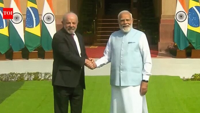 President Murmu, PM Modi welcomes Brazilian President Lula; set for strategic talks on global cooperation | India News