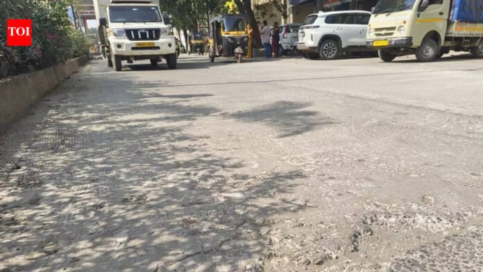 Quality concerns rock Rs 63 crore KB road project in Ulhasnagar | Thane News
