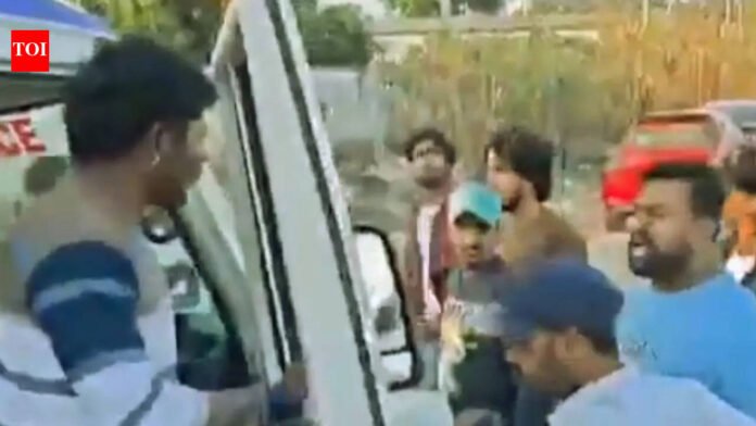 Rage over grazing car in Bengaluru: Ambulance rushing to attend critically ill patient stopped midway, driver abused | Bengaluru News