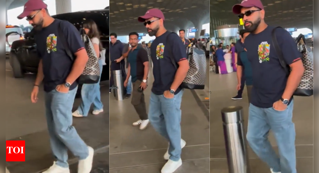 Rohit Sharma’s viral airport video sparks buzz ahead of India-Pakistan showdown | Cricket News