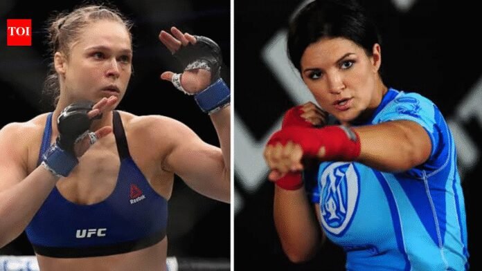 Ronda Rousey announces MMA comeback against Gina Carano as Netflix streams first ever live featherweight fight | International Sports News